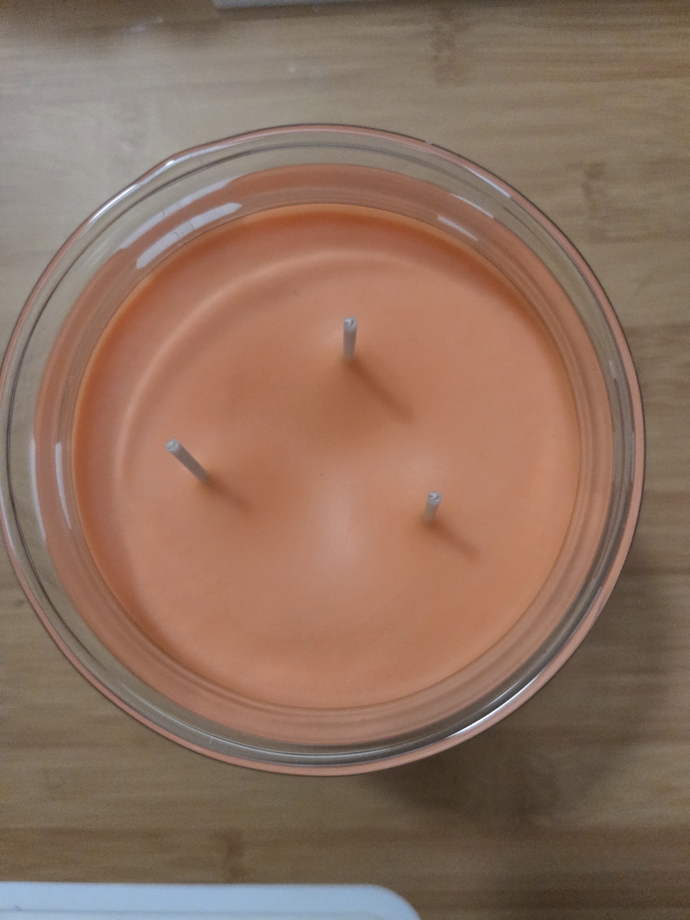 PartyLite Orange Three-Wick Citrus & Rhubarb Jar Candle - Picture 4 of 6